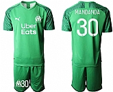 2020-21 Marseilles 30 MANDANDA Green Goalkeeper Soccer Jersey,baseball caps,new era cap wholesale,wholesale hats